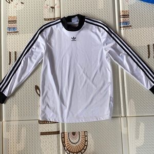 Adidas long sleeve striped tee